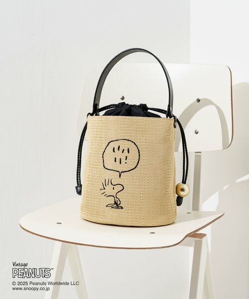 russet/ラシット 【PEANUTS×russetコラボ第二弾】カゴ2way巾着ショルダーバッグ アイボリー FREE russet/ラシット 【PEANUTS×russetコラボ第二弾】カゴ2way巾着ショルダーバッグ アイボリー FREE