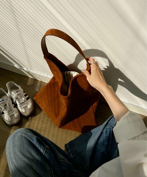 M*o様 【新品】russet ラシット スエードシンプルショルダー ブラウン スエードワンショルダーバッグ（ショルダーバッグ）｜russet