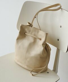 russet / ラシット ショルダーバッグ | レザー巾着バケットバッグ