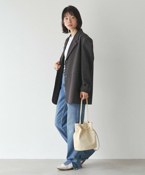 russet / ラシット ショルダーバッグ | レザー巾着バケットバッグ | 詳細2