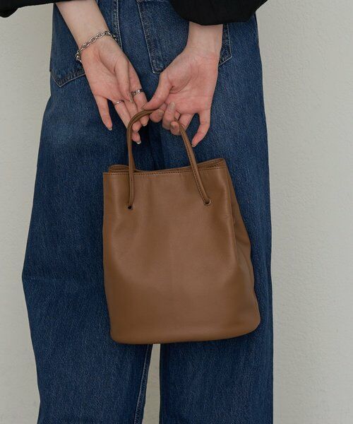 russet / ラシット ショルダーバッグ | レザー巾着バケットバッグ | 詳細27