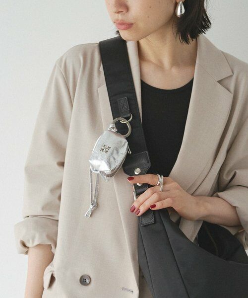 russet / ラシット キーホルダー・ストラップ | カラビナ付き レザーミニポーチ型チャーム | 詳細6