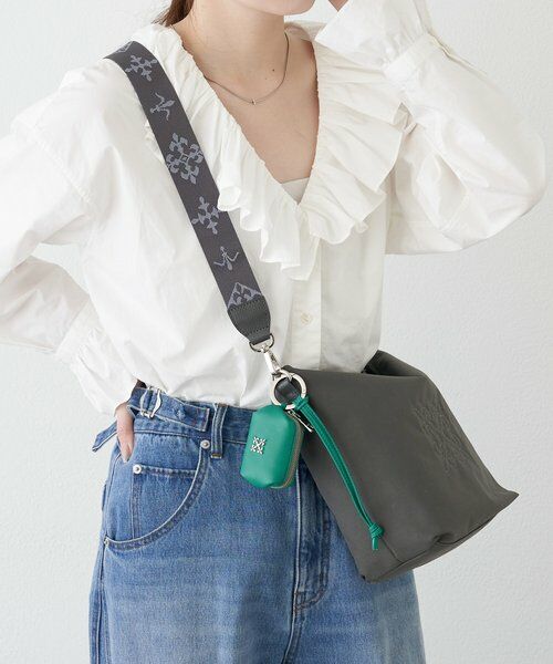 russet / ラシット キーホルダー・ストラップ | カラビナ付き レザーミニポーチ型チャーム | 詳細17