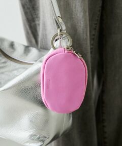 russet / ラシット キーホルダー・ストラップ | ソフトレザーカラビナ付き横長ポーチ