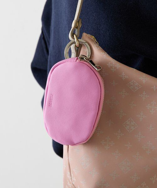 russet / ラシット キーホルダー・ストラップ | ソフトレザーカラビナ付き横長ポーチ | 詳細12