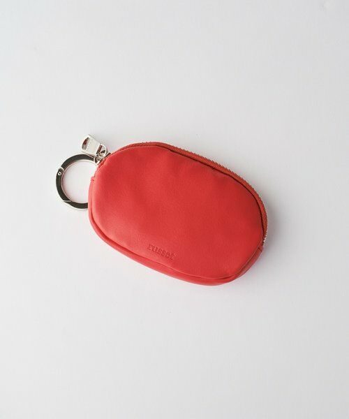 russet / ラシット キーホルダー・ストラップ | ソフトレザーカラビナ付き横長ポーチ | 詳細13