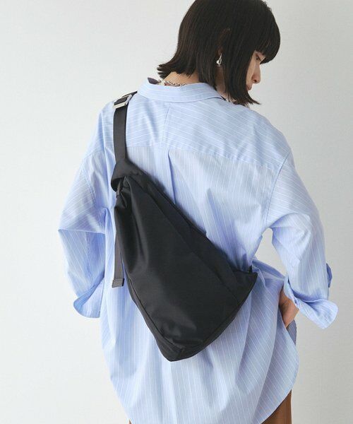 美品✨️ラシット　ショルダーバッグ　ナイロン　ダークネイビー　2way 美品】ラシット 2way ショルダーバッグ ポーチ付き モノグラム