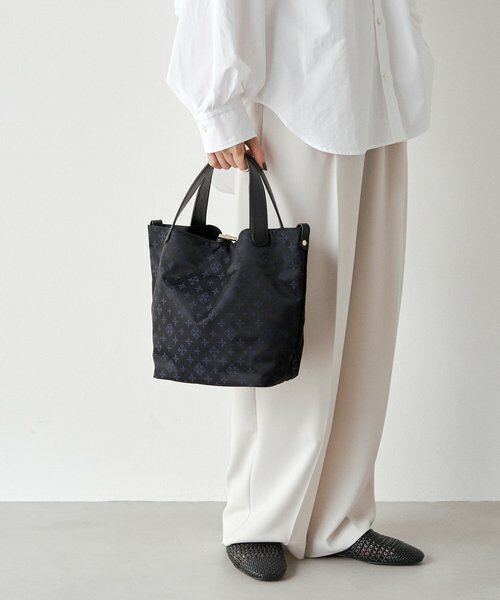 あくあまりんです(*^^*)ラシット　ナイロンジャガード　グレー　バッグ あくあまりんです(*^^*)ラシット ナイロンジャガード グレー