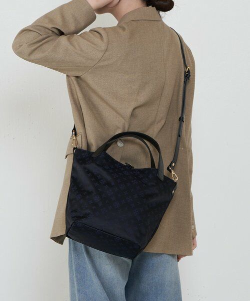 あくあまりんです(*^^*)ラシット　ナイロンジャガード　グレー　バッグ あくあまりんです(*^^*)ラシット ナイロンジャガード グレー