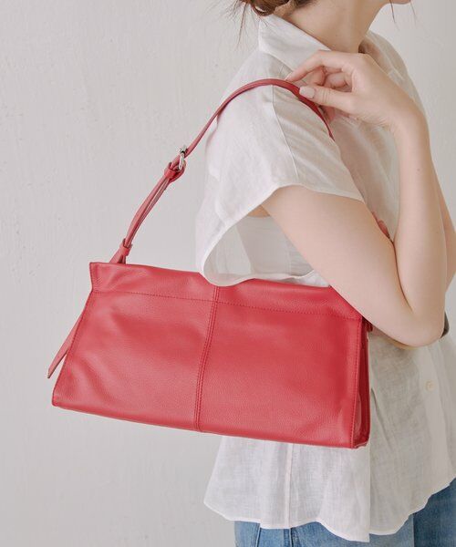 russet / ラシット ショルダーバッグ | レザーショルダーバッグ（レッド）