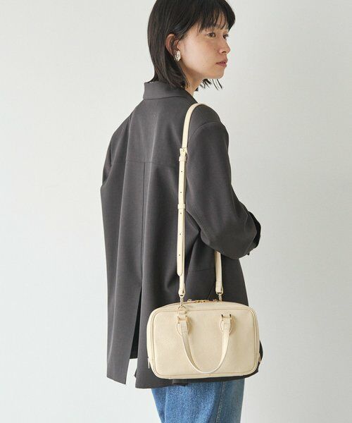 レザー2WAYミニボストンバッグ （ボストンバッグ）｜russet