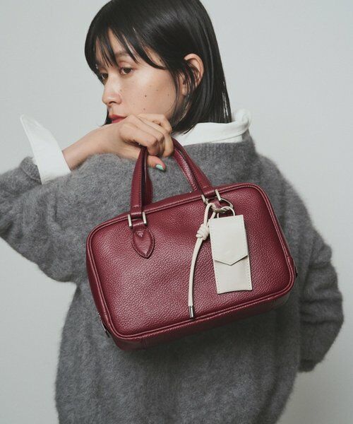 大特価❣️新品✨russetラシット 2WEYボストン　バッグ　アイスブルー レザーボストンバッグ （ボストンバッグ）｜russet / ラシット