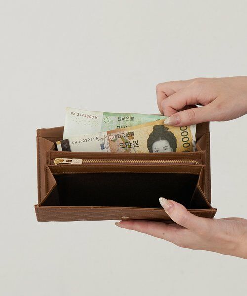 russet / ラシット 財布・コインケース・マネークリップ | キルティングレザーウォレット | 詳細3