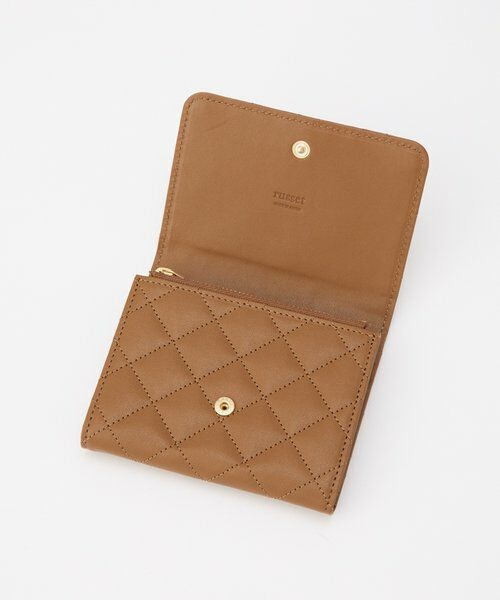 russet　レザー二つ折財布 ラシット russet レザー二つ折り財布(SO－003－OUT) （Black