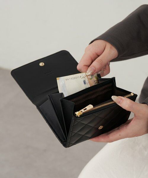 russet 折り財布 キルティングレザー二つ折りウォレット （財布・コインケース