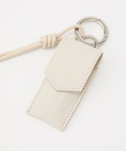 リップポーチ付きレザーチャーム （キーホルダー・ストラップ