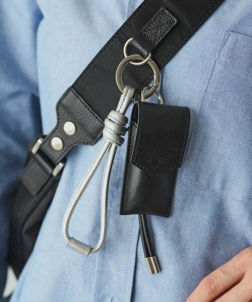 リップポーチ付きレザーチャーム （キーホルダー・ストラップ