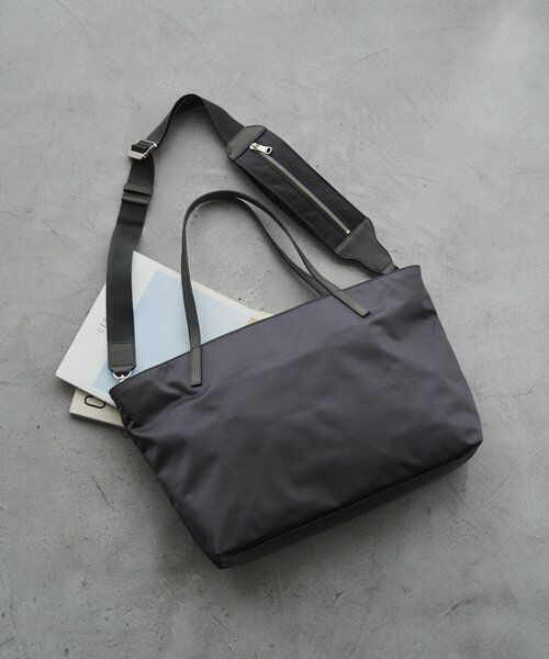 russet / ラシット トートバッグ | クラウズナイロン2WAYトートバッグ（チャコールグレー）