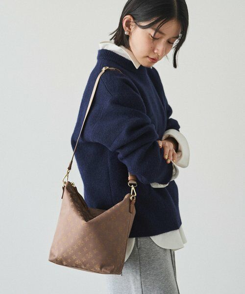 russet / ラシット ショルダーバッグ | ナイロンジャガード2WAYミニショルダーバッグ（モカ）