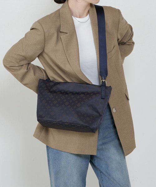 russet / ラシット トートバッグ | ナイロンジャガード2WAYワンハンドルトートバッグ（ブラウン）