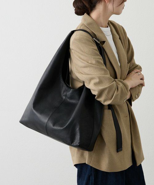 russet / ラシット ショルダーバッグ | レザーホーボーバッグ L | 詳細12