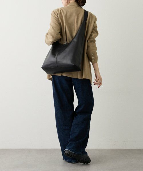russet / ラシット ショルダーバッグ | レザーホーボーバッグ L | 詳細15