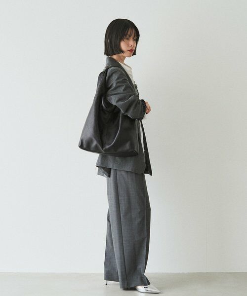 russet / ラシット ショルダーバッグ | レザーホーボーバッグ L | 詳細18