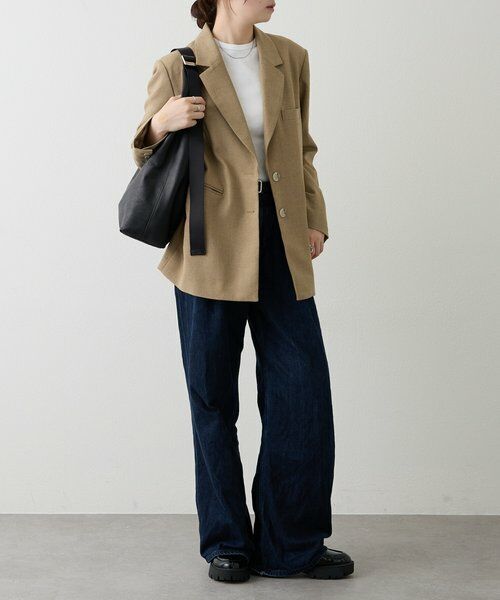 russet / ラシット ショルダーバッグ | レザーホーボーバッグ L | 詳細23