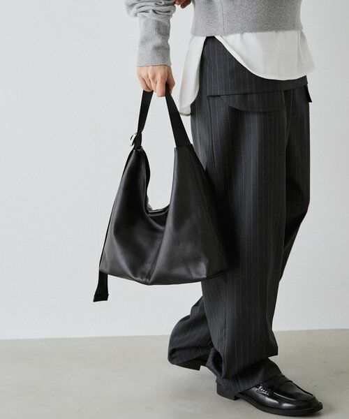 russet / ラシット ショルダーバッグ | レザーホーボーバッグ M | 詳細15