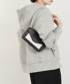 russet / ラシット その他小物 | バイカラーレザーウォレットショルダー