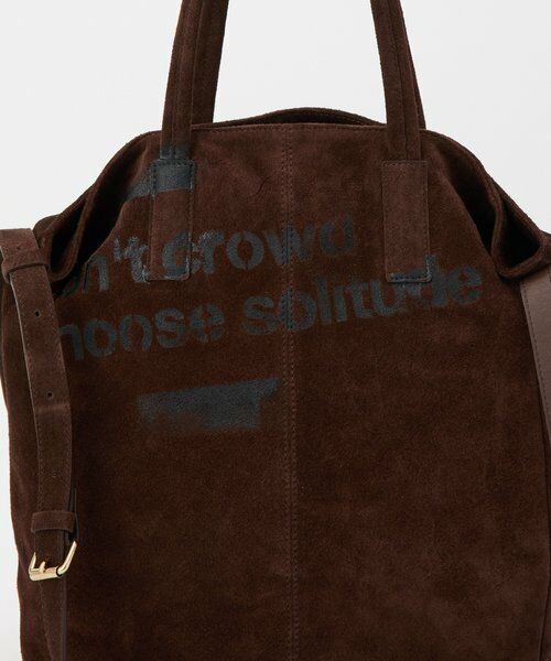 russet / ラシット トートバッグ | ステンシルデザインスエード2WAYトートバッグ | 詳細2
