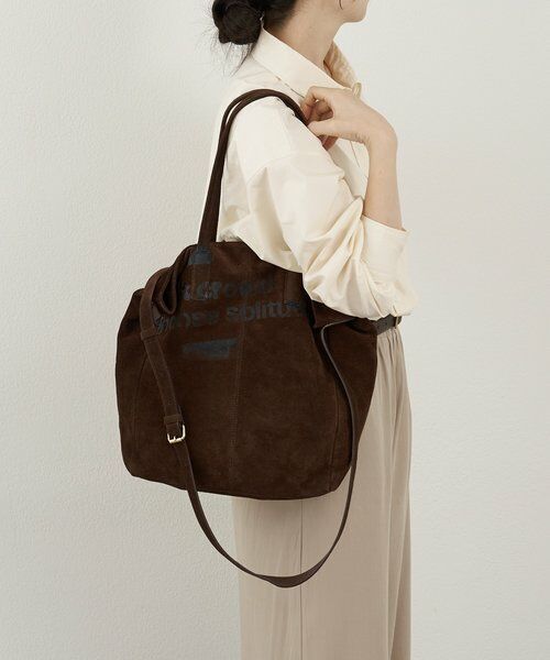 russet / ラシット トートバッグ | ステンシルデザインスエード2WAYトートバッグ | 詳細6