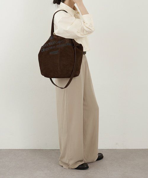 russet / ラシット トートバッグ | ステンシルデザインスエード2WAYトートバッグ | 詳細7