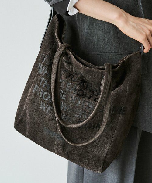 russet / ラシット トートバッグ | ステンシルデザインスエード2WAYトートバッグ | 詳細24