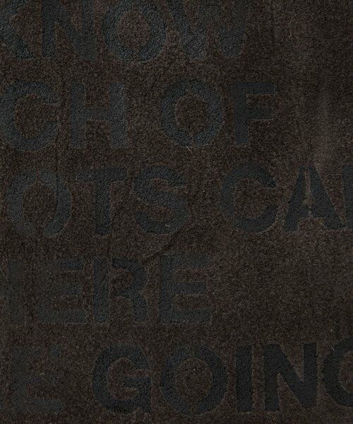 russet / ラシット トートバッグ | ステンシルデザインスエード2WAYトートバッグ | 詳細11