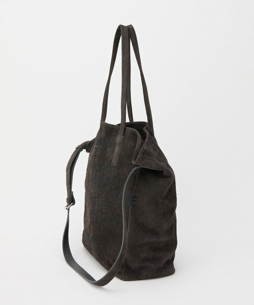 russet / ラシット トートバッグ | ステンシルデザインスエード2WAYトートバッグ | 詳細14