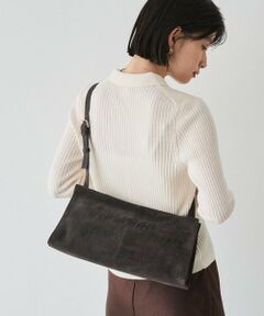 russet / ラシット ショルダーバッグ | ステンシルデザインスエードショルダーバッグ
