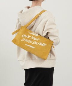 russet / ラシット ショルダーバッグ | ステンシルデザインスエードショルダーバッグ