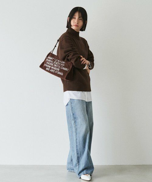 russet / ラシット ショルダーバッグ | ステンシルデザインスエードショルダーバッグ | 詳細12