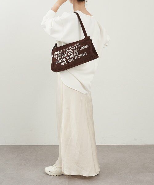 russet / ラシット ショルダーバッグ | ステンシルデザインスエードショルダーバッグ | 詳細15