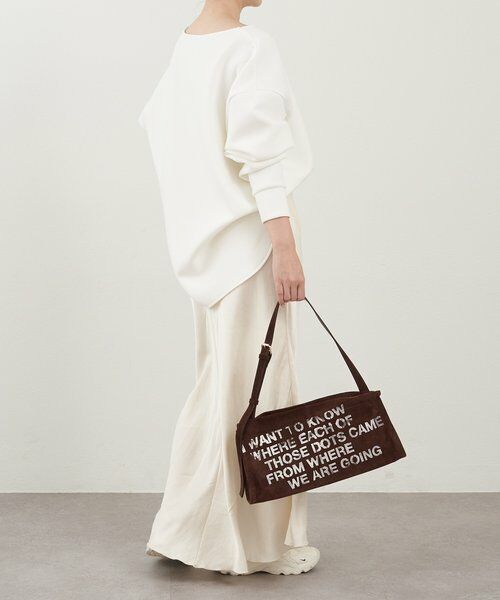 russet / ラシット ショルダーバッグ | ステンシルデザインスエードショルダーバッグ | 詳細16