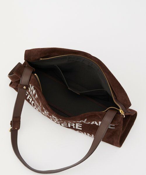 russet / ラシット ショルダーバッグ | ステンシルデザインスエードショルダーバッグ | 詳細5