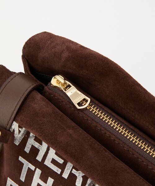 russet / ラシット ショルダーバッグ | ステンシルデザインスエードショルダーバッグ | 詳細8