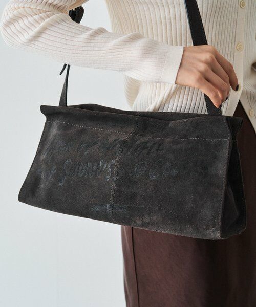 russet / ラシット ショルダーバッグ | ステンシルデザインスエードショルダーバッグ | 詳細23