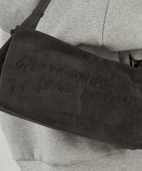 russet / ラシット ショルダーバッグ | ステンシルデザインスエードショルダーバッグ | 詳細27