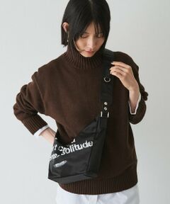 russet / ラシット ショルダーバッグ | ステンシル風プリント ナイロン2WAYミニショルダーバッグ