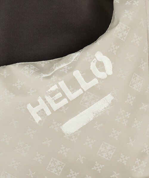 russet / ラシット ショルダーバッグ | ステンシル風プリント ナイロン2WAYミニショルダーバッグ | 詳細4