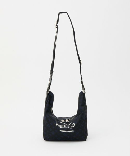 russet / ラシット ショルダーバッグ | ステンシル風プリント ナイロン2WAYミニショルダーバッグ | 詳細10