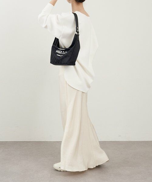 russet / ラシット ショルダーバッグ | ステンシル風プリント ナイロン2WAYミニショルダーバッグ | 詳細17