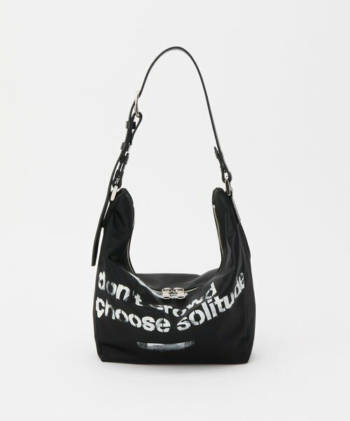 russet / ラシット ショルダーバッグ | ステンシル風プリント ナイロン2WAYミニショルダーバッグ | 詳細19